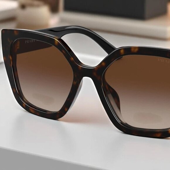 Prada PR 24XS 2AU6S1 Sunglasses – Havana Brown Frame Gradient Lenses 52mm - Picture 1 of 4